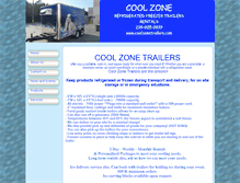 Tablet Screenshot of coolzonetrailers.com